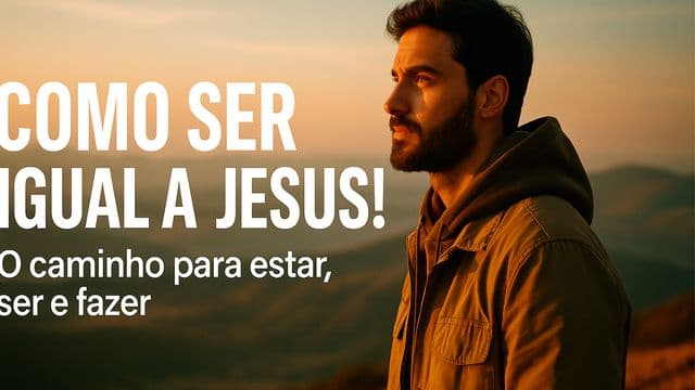 Como Ser Igual a Jesus! O Caminho Para Estar, Ser E Fazer.