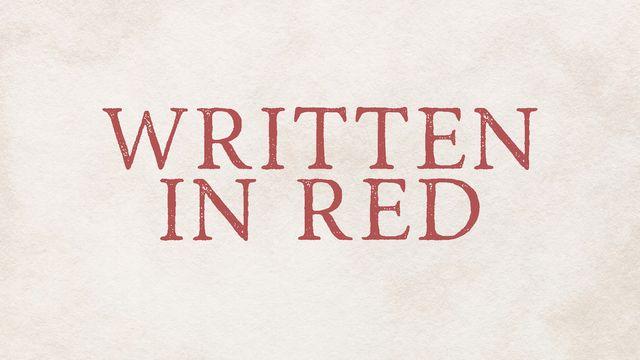 Written in Red