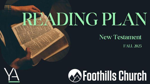 New Testament Read-Through (Matthew)