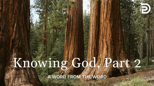 A Word From the Word - Knowing God, Part 2