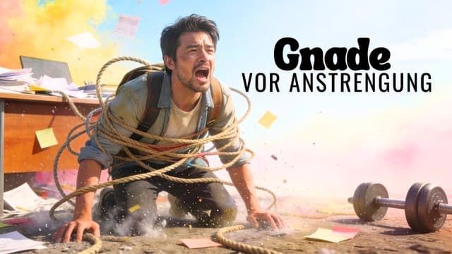 Gnade vor Anstrengung