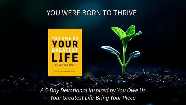 You Were Born to Thrive - Discovering Your God-Given Purpose and Releasing the Light Within You