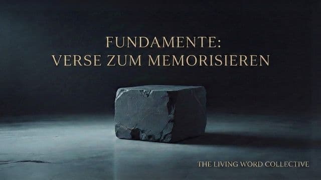 Fundamente: Verse Zum Memorisieren