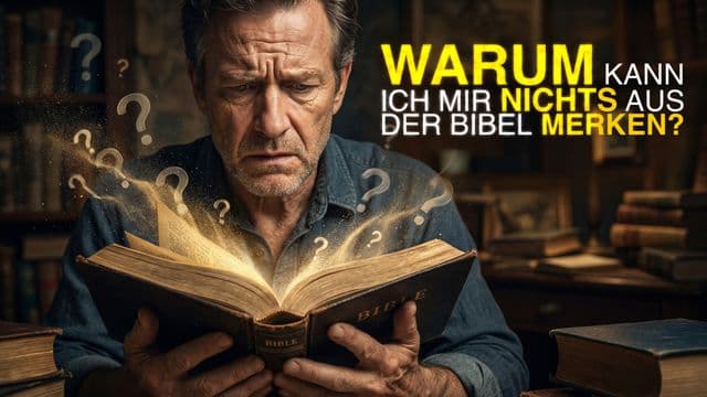Warum kann ich mir nichts aus der Bibel merken?