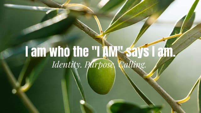 I Am Who the "I AM" Says I Am.