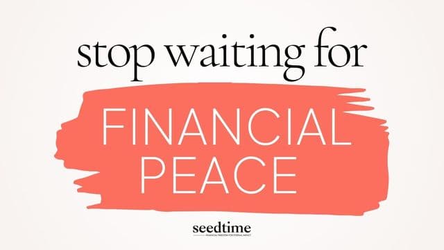 Stop Waiting for Financial Peace & Start Praying About Every Money Decision