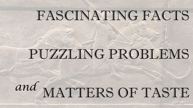 Fascinating Facts: People in the Bible