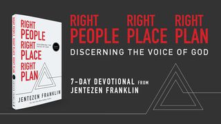 Right People, Right Place, Right Plan Jonah 1:15 New Living Translation