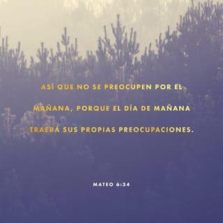 S. Mateo 6:34 RVR1960