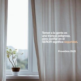 Proverbios 29:25 RVR1960