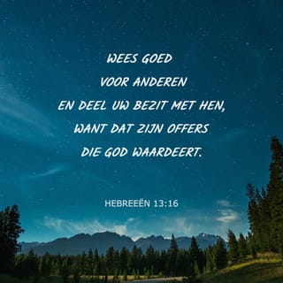 Hebreeën 13:16 HTB