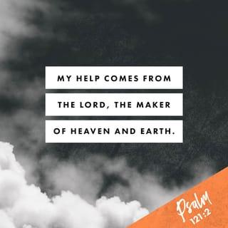 Psalms 121:1-2 - I look to the hills!
Where will I find help?
It will come from the LORD,
who created heaven and earth.