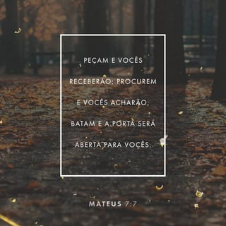 Mateus 7:7-8 NTLH