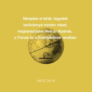 Máté 28:19-20 HUNK