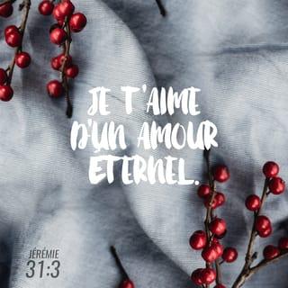 Jérémie 31:3 PDV2017