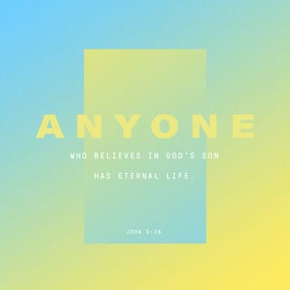 John 3:36 - Whoever believes in the Son has eternal life; whoever disobeys the Son will not have life, but will remain under God's punishment.