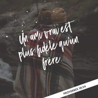 Proverbes 18:24 PDV2017