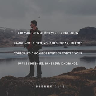 1 Pierre 2:15 PDV2017