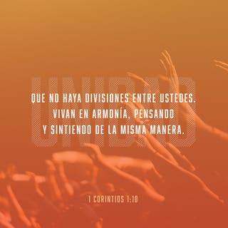 1 Corintios 1:10 RVR1960