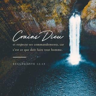 Ecclésiaste 12:13-14 PDV2017