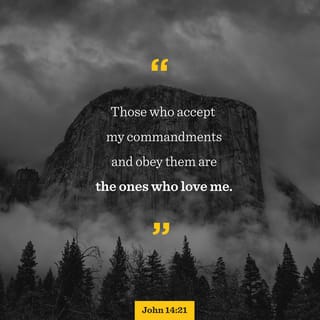 John 14:21-26 - Whoever has my commands and keeps them is the one who loves me. The one who loves me will be loved by my Father, and I too will love them and show myself to them.”
Then Judas (not Judas Iscariot) said, “But, Lord, why do you intend to show yourself to us and not to the world?”
Jesus replied, “Anyone who loves me will obey my teaching. My Father will love them, and we will come to them and make our home with them. Anyone who does not love me will not obey my teaching. These words you hear are not my own; they belong to the Father who sent me.
“All this I have spoken while still with you. But the Advocate, the Holy Spirit, whom the Father will send in my name, will teach you all things and will remind you of everything I have said to you.