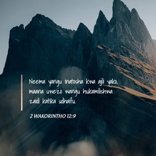 2 Wakorintho 12:9-10 BHN