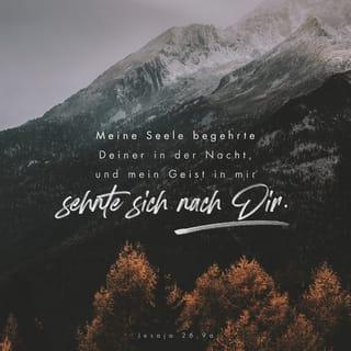 Jesaja 26:9 HFA