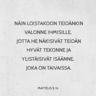 Evankeliumi Matteuksen mukaan 5:15-16 FB92