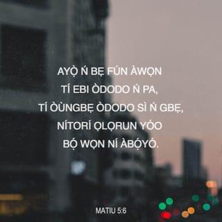 Mat 5:6 YBCV