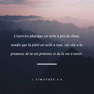 1 Timothée 4:8 PDV2017