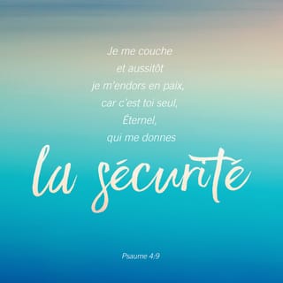 Psaumes 4:8 PDV2017