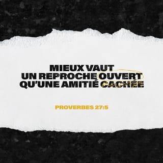 Proverbes 27:5 PDV2017