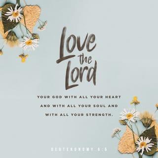 Deuteronomy 6:5 - You shall love the LORD your God with all your heart, with all your soul, and with all your might.