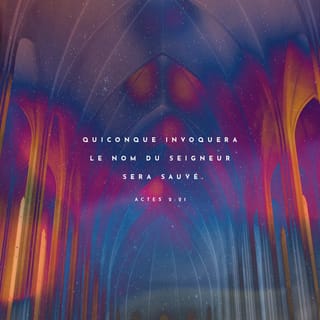 Actes 2:21 - Alors seront sauvés ╵ tous ceux qui invoqueront le Seigneur .