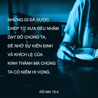 Rô-ma 15:4 VIE1925