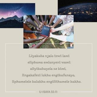 U-Isaya 55:10-11 ZUL59