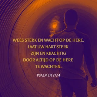 Psalmen 27:14 - Wees sterk en wacht op de HERE.
Laat uw hart sterk zijn en krachtig
door altijd op de HERE te wachten.