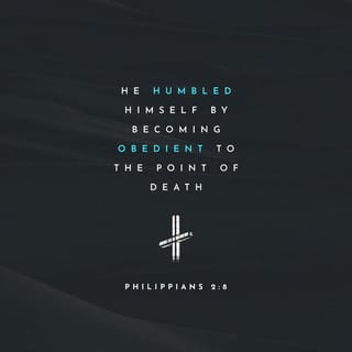 Philippians 2:7-11 - rather, he made himself nothing
by taking the very nature of a servant,
being made in human likeness.
And being found in appearance as a man,
he humbled himself
by becoming obedient to death—
even death on a cross!

Therefore God exalted him to the highest place
and gave him the name that is above every name,
that at the name of Jesus every knee should bow,
in heaven and on earth and under the earth,
and every tongue acknowledge that Jesus Christ is Lord,
to the glory of God the Father.