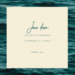 João 14:6 - Jesus disse: “Eu sou o Caminho, a Verdade e a Vida. Ninguém pode chegar ao Pai, a não ser por mim.