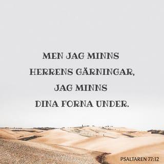 Psaltaren 77:11-12 B2000