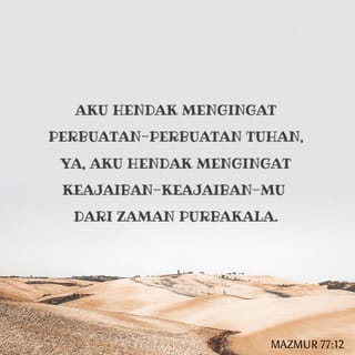 Mazmur 77:11-12 TB