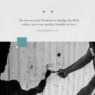 Galatians 5:13 - My friends, you were chosen to be free. So don't use your freedom as an excuse to do anything you want. Use it as an opportunity to serve each other with love.