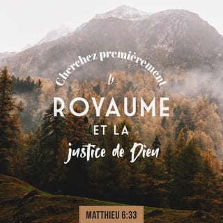 Matthieu 6:33 PDV2017
