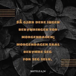 Matteus 6:34 NB