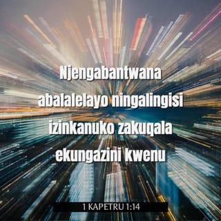 1 kaPetru 1:14 - Njengabantwana abalalelayo ningalingisi izinkanuko zakuqala ekungazini kwenu