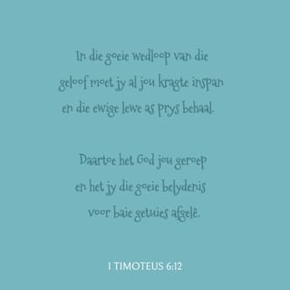 1 TIMOTEUS 6:11-16 AFR83