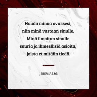 Jeremian kirja 33:3 FB92