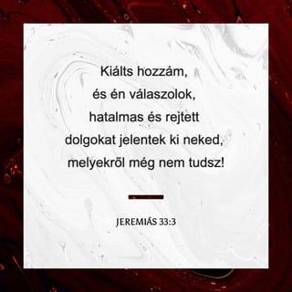 Jeremiás 33:3 HUNK
