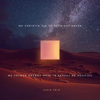 Isaia 26:9 ALBB