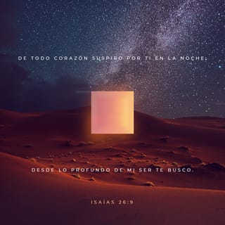 Isaías 26:9 RVR1960